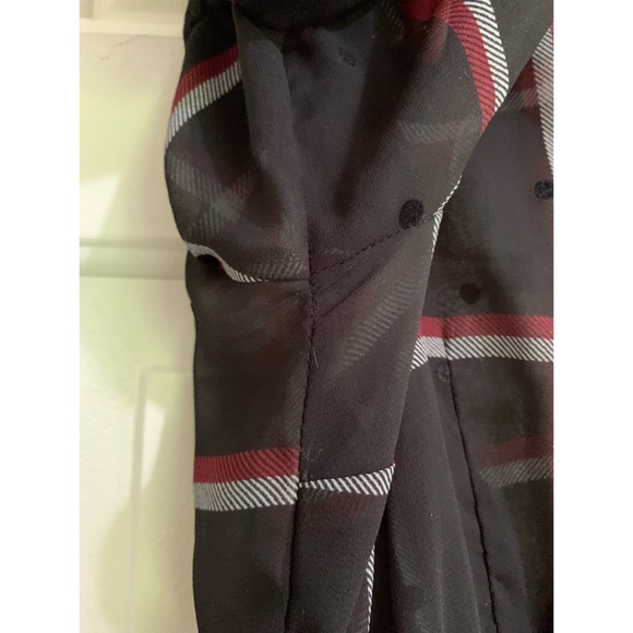 Torrid Plaid Sheer Chiffon Hi-Lo Babydoll Tunic 0X - Picture 6 of 9